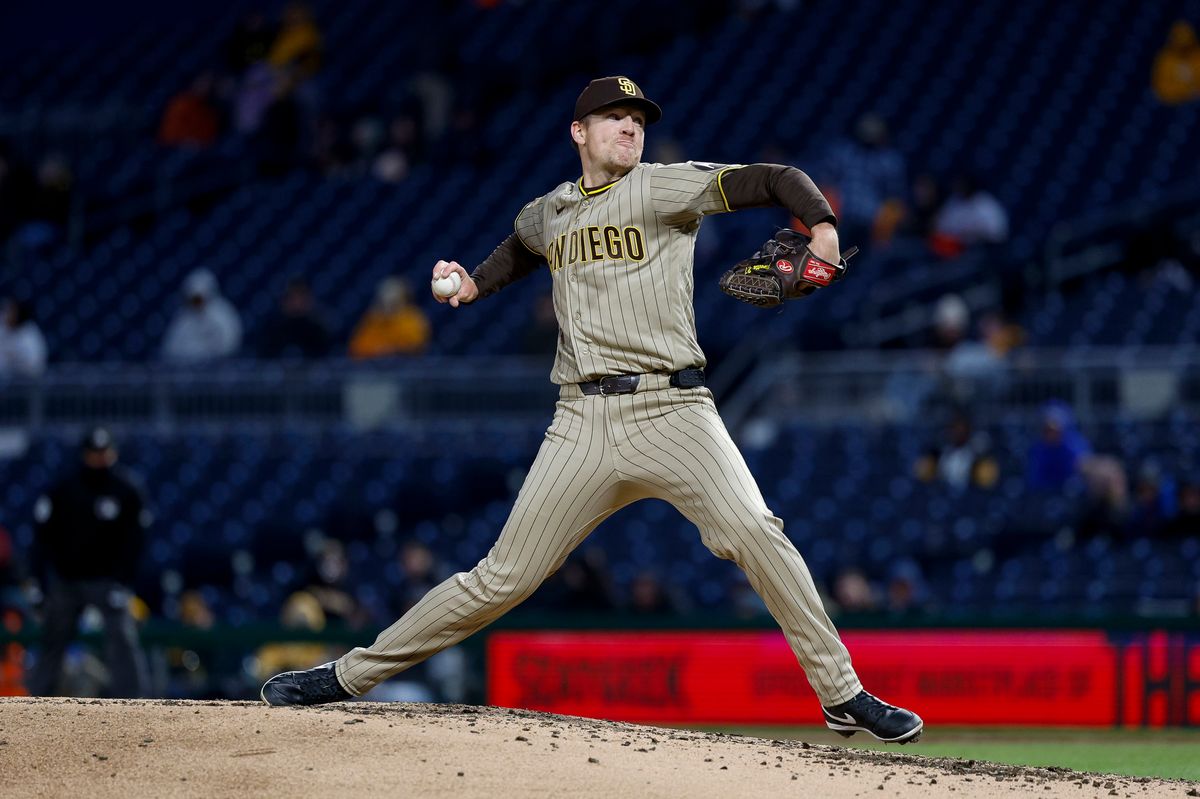 Nick Pivetta #27 throws a pitch against the Pirates at PNC Park on April 7, 2025 in Pittsburgh. Nick Pivetta #27 throws a pitch against the Pirates at PNC Park on April 7, 2025 in Pittsburgh.