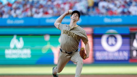 Padres get popped by a pair of solo home runs in the seventh, drop to Phillies again taken at Citizens Bank Park (San Diego Padres). Photo by Robert Sloter - The Sporting Tribune
