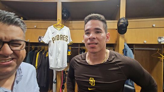 Freddy Fermin is seizing the moment for the Padres taken at Petco Park (San Diego Padres)