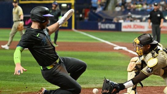 Padres end August with loss to Rays taken at Tropicana Field (San Diego Padres)