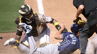 Padres swept for first time, Rays bullpen shuts down San Diego taken at Petco Park (San Diego Padres). Photo by Denis Poroy - Imagn Images
