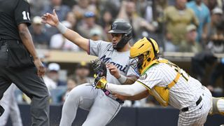The one that got away: 3 run eighth costs Padres in Miami series finale taken at Petco Park (San Diego Padres). Photo by Denis Poroy - Imagn Images