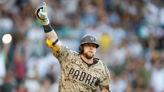 Cronenworth's walk-off winner caps Padres extra innings win over Texas taken at Petco Park (San Diego Padres)