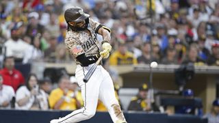 Bullpen keeps Rangers under wraps, Padres two-out hitting takes series win taken at Petco Park (San Diego Padres). Photo by Denis Poroy - Imagn Images