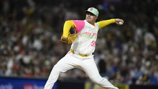 Padres take advantage of opportunities, hold off Phillies in opener taken at Petco Park (San Diego Padres). Photo by Denis Poroy - Imagn Images