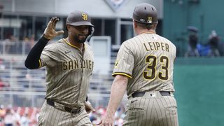 Padres Series Preview: Friars meet Fish in Miami as roadtrip rolls along taken in Miami (San Diego Padres). Photo by Geoff Burke - Imagn Images