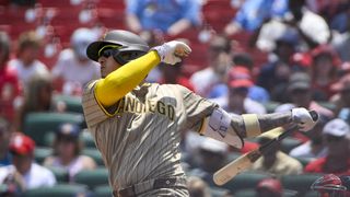 Machado leads hit parade as Padres coast past Cardinals taken at Busch Stadium (San Diego Padres). Photo by Jeff Curry - Imagn Images