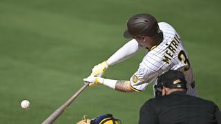 Padres finally caught up to by Brewers basepath traffic in loss taken at Petco Park (San Diego Padres). Photo by Denis Poroy - Imagn Images