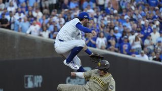 Offense comes up short, Padres eliminated by Cubs in Game 3 taken at Wrigley Field (San Diego Padres). Photo by David Banks - Imagn Images