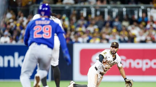 Padres can’t outhit bullpen issues, Cubs pile on late in loss taken at Petco Park (San Diego Padres). Photo by David Frerker - Imagn Images