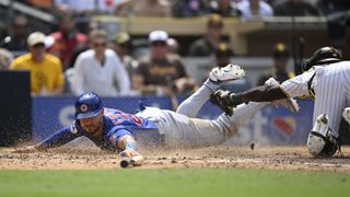 Padres fall 5-4 to Cubs, suffer first series loss since March taken at Petco Park (San Diego Padres). Photo by Denis Poroy-Imagn Images