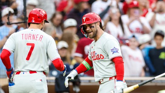 Padres drop third straight despite Machado, Laureano homers against Phillies taken at Petco Park (San Diego Padres). Photo by David Frerker-Imagn Images