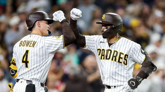 Padres' bats come alive, roll past Diamondbacks 10-4 taken at Petco Park (San Diego Padres). Photo by David Frerker-Imagn Images