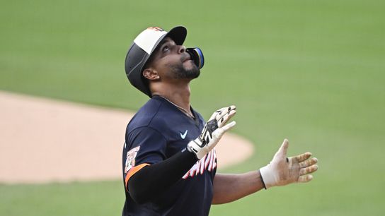 Bogaerts homers, but Padres offense largely quiet otherwise in loss to Blue Jays taken at Petco Park (San Diego Padres). Photo by Denis Poroy - Imagn Images