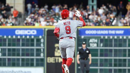 Angels stay hot early, ride balanced effort to second straight win taken  at Daikin Park (Los Angeles Angels). Photo by © Troy Taormina-Imagn Images