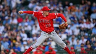 Angels struggle on mound and at plate in 7-2 loss to Cubs taken at Wrigley Field (Los Angeles Angels). Photo by Patrick Gorski-Imagn Images