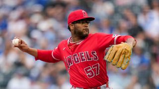 Walbert Ureña struggles as Angels fall to Royals taken at Kauffman Stadium (Los Angeles Angels). Photo by Jay Biggerstaff-Imagn Images