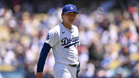 Yamamoto dominates, Ward hits first career homer as Dodgers beat Phillies taken at Dodger Stadium (Los Angeles Dodgers). Photo by William Liang-Imagn Images
