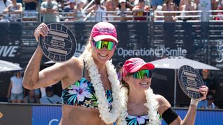 Taryn Brasher, Kristen Cruz make history with Manhattan Beach Open three-peat taken in Manhattan Beach (Manhattan Beach Open). Photo by Edwin So - The Sporting Tribune