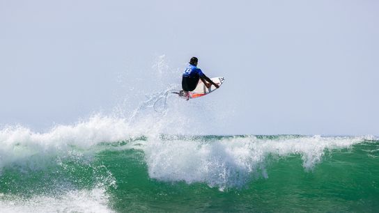Miguel Pupo of Brazil surfs in Heat 4 of the Quarterfinals at the Lexus Trestles Pro on September 18, 2026 at Lower Trestles, San Clemente, California. Miguel Pupo of Brazil surfs in Heat 4 of the Quarterfinals at the Lexus Trestles Pro on September 18, 2026 at Lower Trestles, San Clemente, California.