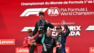 Antonelli wins Canadian Grand Prix as Russell DNF's taken in Montreal (Formula One). Photo by Eric Bolte-Imagn Images