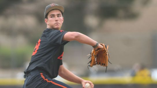 How Jared Grindlinger took a chance on himself to prepare for MLB Draft taken in Los Angeles (High School baseball). Photo by Ardie Crenshaw -- The Sporting Tribune