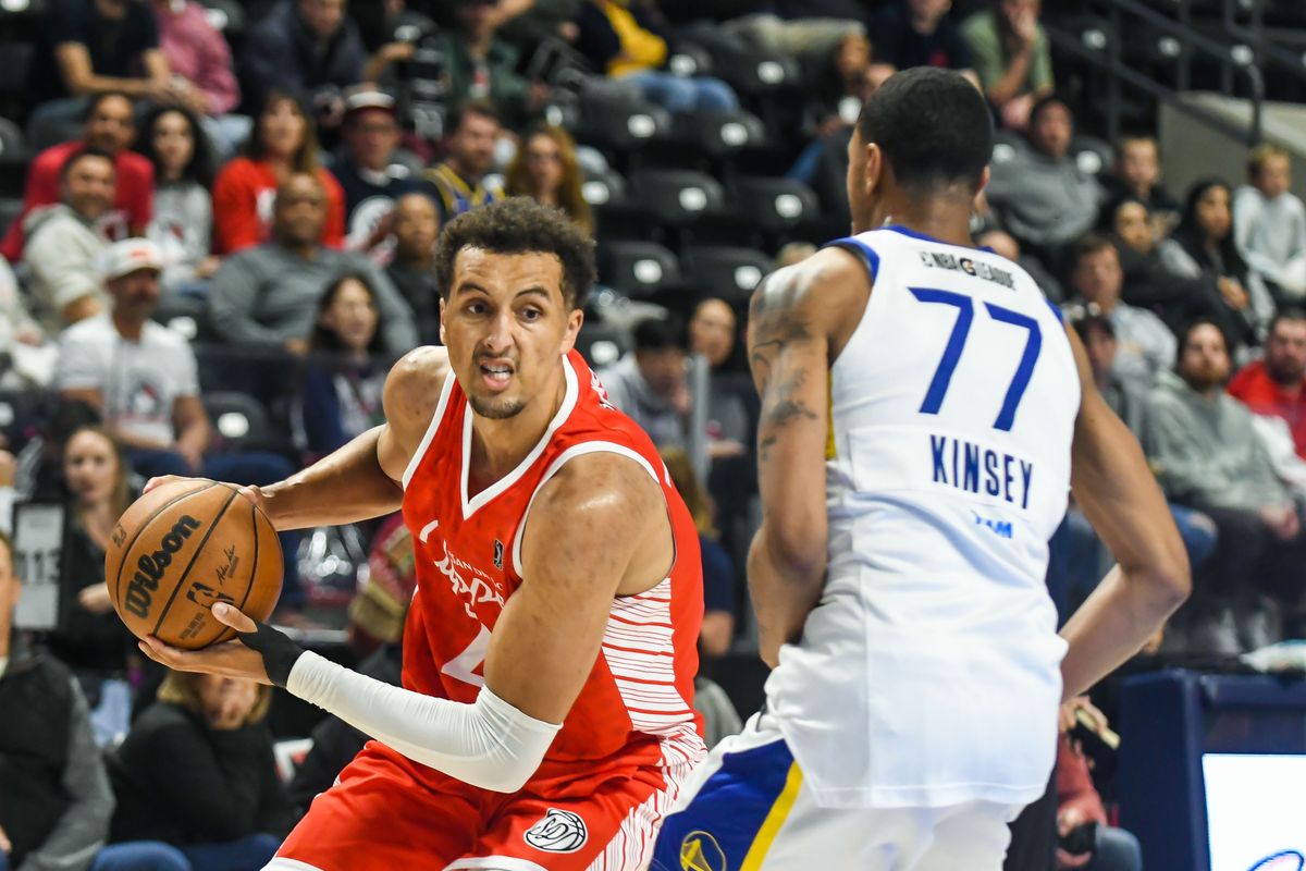 San Diego Clippers  Patrick Baldwin Jr. (23)drives to the basket during an G-League basketball  game against  Santa Cruz Saturday December 13, 2025 in, California.   