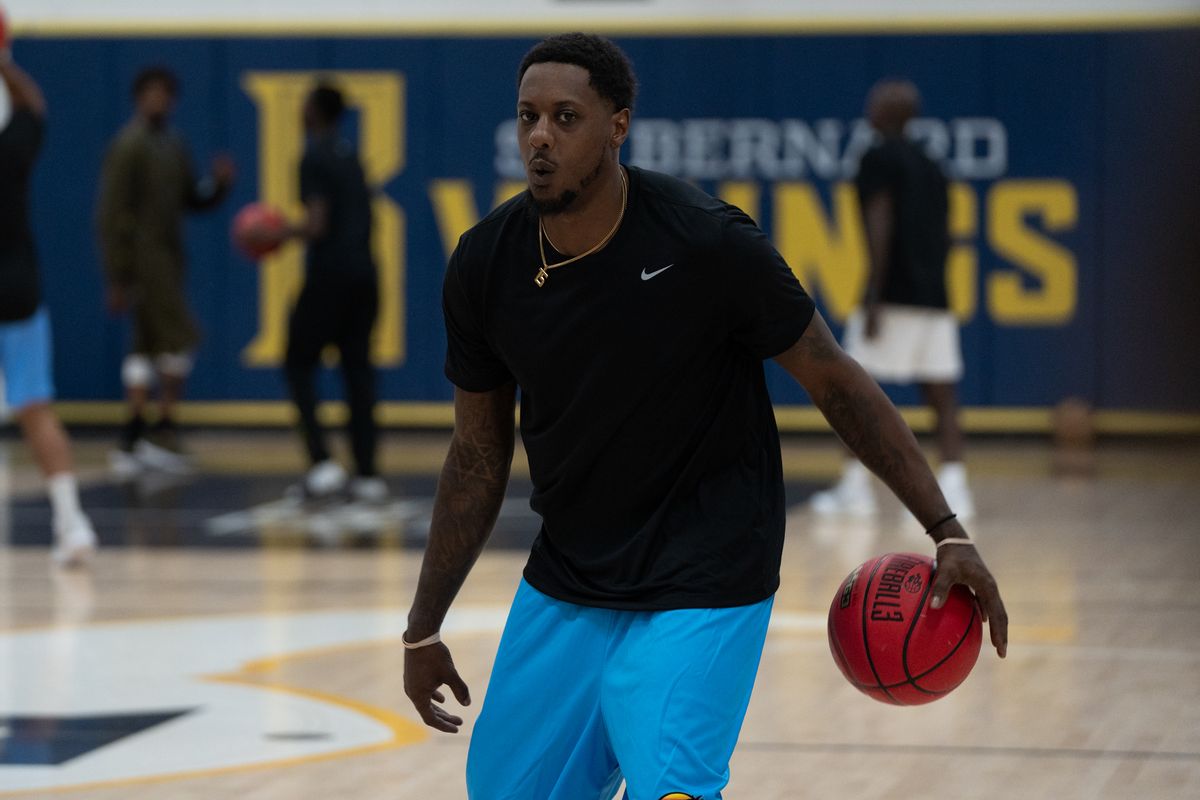Miami 305 guard Mario Chalmers was getting shots up during his teams practice on June 19th, 2026 in Los Angeles, California Miami 305 guard Mario Chalmers was getting shots up during his teams practice on June 19th, 2026 in Los Angeles, California