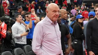 Steve Ballmer breaks his silence and accepts the NBA's punishment of the Clippers taken in Los Angeles (Los Angeles Clippers). Photo by Kirby Lee-Imagn Images