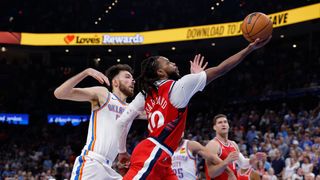 Clippers drop consecutive road games following loss to Thunder taken at Paycom Center (Los Angeles Clippers). Photo by  Alonzo Adams-Imagn Images