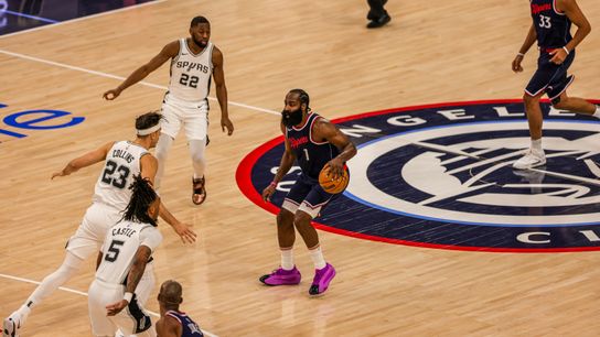 Clippers G (1) James Harden against San Antonio Spurs on Monday November 4th, 2024 at Intuit Dome.