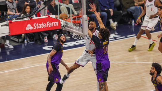 Los Angeles Clippers SG Norman Powell (24) takes a jump shot at an NBA basketball game against the Los Angeles Lakers, Sunday January 19th, 2025 in Inglewood, California. Los Angeles Clippers SG Norman Powell (24) takes a jump shot at an NBA basketball game against the Los Angeles Lakers, Sunday January 19th, 2025 in Inglewood, California.