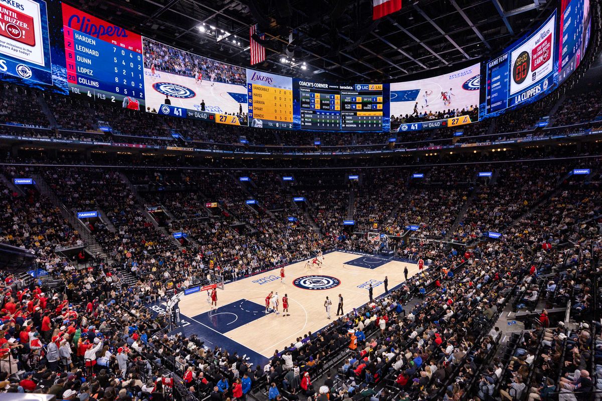 The LA Clippers host the Los Angeles Lakers in an NBA basketball game at the Intuit Dome, Saturday December 20, 2025 in Inglewood, Calif.