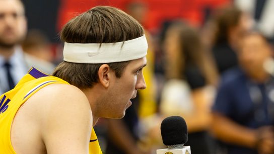 Luka Dončić taking care of Austin Reaves like a protective big brother taken At LOS ANGELES (TST Los Angeles)