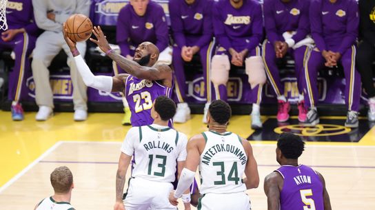 TST Images: Bucks beat Lakers, 105-101, at Crypto Arena taken at Crypto.com Arena (Los Angeles Lakers)