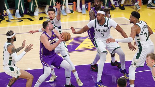Luka Dončić and LeBron James’ late blunders cost Lakers in loss to Bucks taken at Crypto.com Arena (Los Angeles Lakers)