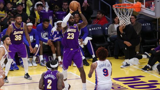 TST Images: Lakers beat 76ers, 119-115 at Crypto.com Arena taken at Crypto.com Arena (Los Angeles Lakers)