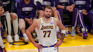 Healthy Luka Doncic eases one concern, but Lakers have others taken in Los Angeles (Los Angeles Lakers). Photo by Jessica Cryderman - The Sporting Tribune