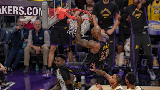 LeBron nears all-time field goals record in Lakers' win taken at Crypto.com Arena (Los Angeles Lakers). Photo by Jessica Cryderman - The Sporting Tribune