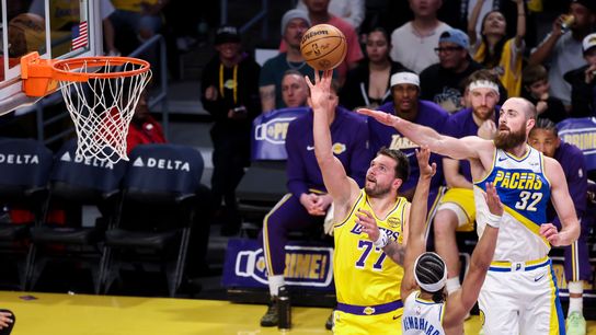 Dončić's historic night carves his name amongst Laker royalty against Pacers taken at crypto.com Arena (NBA). Photo by Jordan Teller - The Sporting Tribune