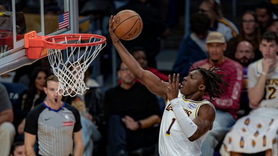 Lakers announce Summer League schedule, roster headlined by Adou Thiero, Cameron Carr taken in Los Angeles (Los Angeles Lakers). Photo by Jessica Cryderman - The Sporting Tribune