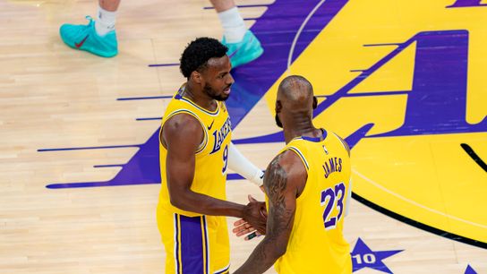 LeBron James, Luke Kennard power Lakers in Game 1 over Rockets  taken at Crypto.com Arena (Los Angeles Lakers)