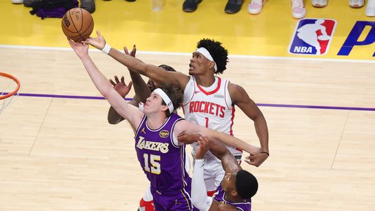 Lakers fall to Rockets in Game 5 to extend series despite return of Austin Reaves taken At Crypto.com Arena (Los Angeles Lakers). Photo by Darwin Walker - The Sporting Tribune