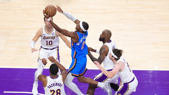 Lakers demoralized by Thunder in blowout Game 3 loss, fall to 0-3 in series taken At Crypto.com Arena (Los Angeles Lakers). Photo by Darwin Walker - The Sporting Tribune