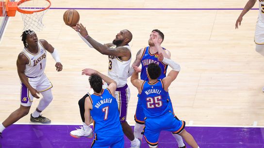 TST Images: Thunder defeat Lakers, 131-108, at Crypto.com Arena taken Crypto.com Arena (Los Angeles Lakers). Photo by Darwin Walker - The Sporting Tribune