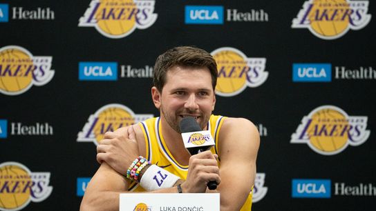 Luka Dončić, Austin Reaves' leadership set tone at Lakers Media Day taken at UCLA Health Training Center (Los Angeles Lakers). Photo by Dakota Gray - The Sporting Tribune 