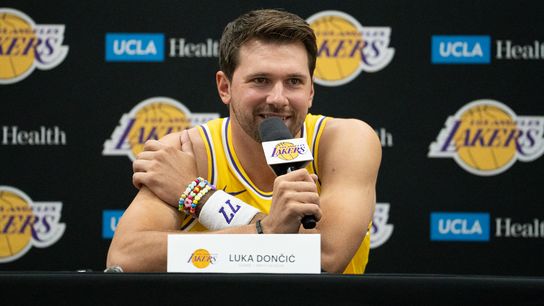 TST Images: Los Angeles Lakers Media Day  taken at UCLA Health Training Center  (Los Angeles Lakers). Photo by Dakota Gray - The Sporting Tribune 