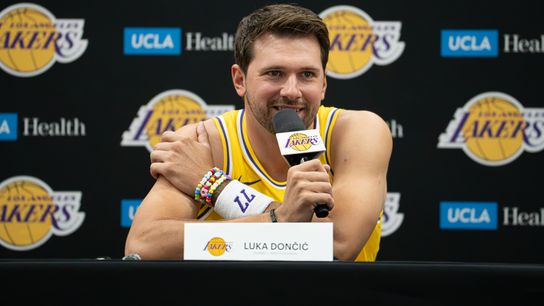 TST Images: Los Angeles Lakers Media Day  taken at UCLA Health Training Center  (Los Angeles Lakers). Photo by Dakota Gray - The Sporting Tribune 