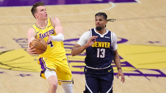 Lakers part ways with Dalton Knecht ahead of season opener taken in Los Angeles (Los Angeles Lakers). Photo by Darwin Walker - The Sporting Tribune