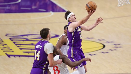 Lakers at Jazz: What to watch in first road game  taken in Utah (Los Angeles Lakers). Photo by Darwin Walker - The Sporting Tribune